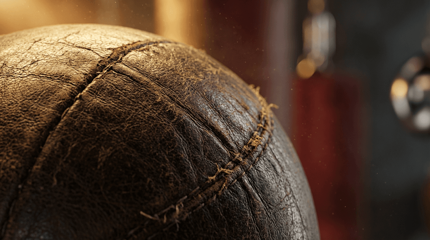 Speedbag in voller Bewegung, unscharfe Träger eingefroren